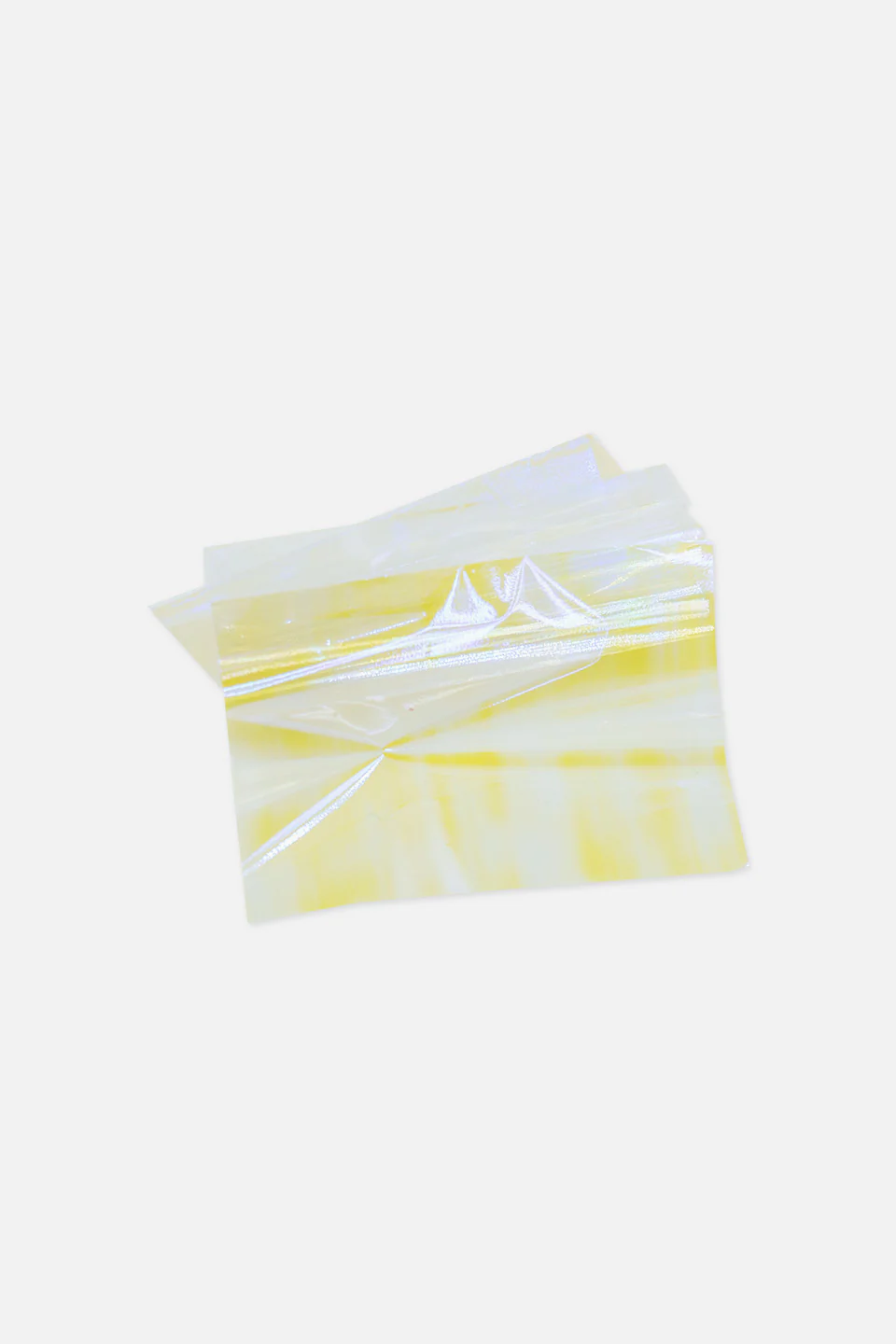 Art Foil unghie effetto vetro giallo - Image 2