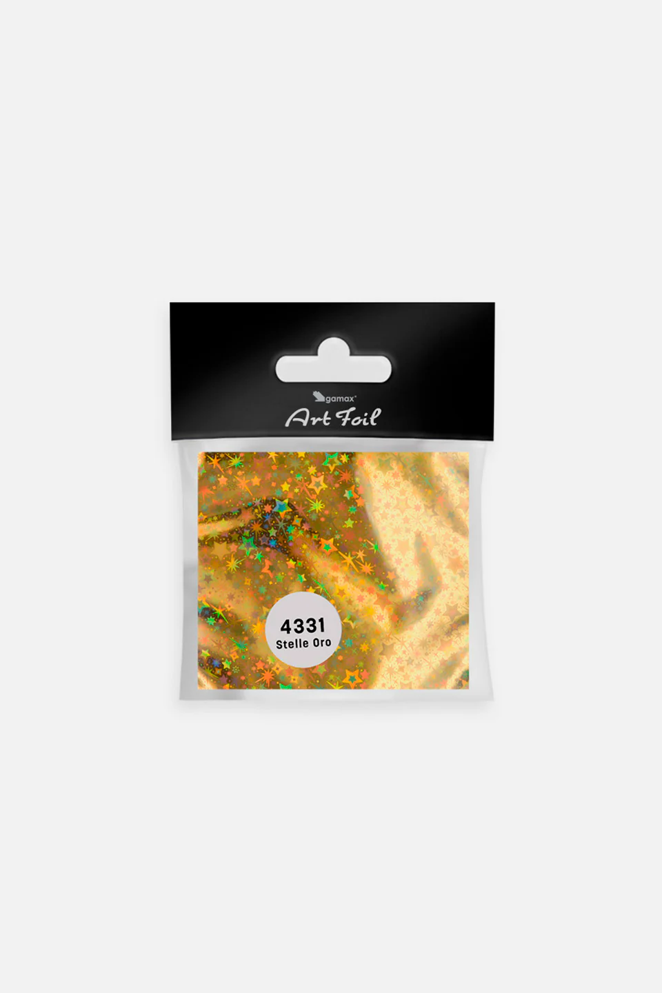 Foil unghie colore oro Stelle - Image 3