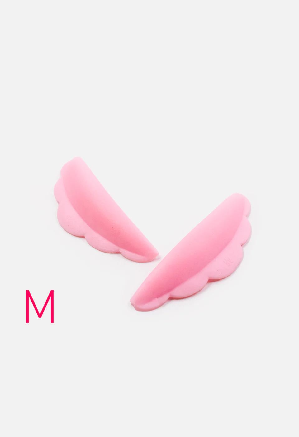 Bigodino in silicone per laminazione ciglia rosa 5 paia - Image 3