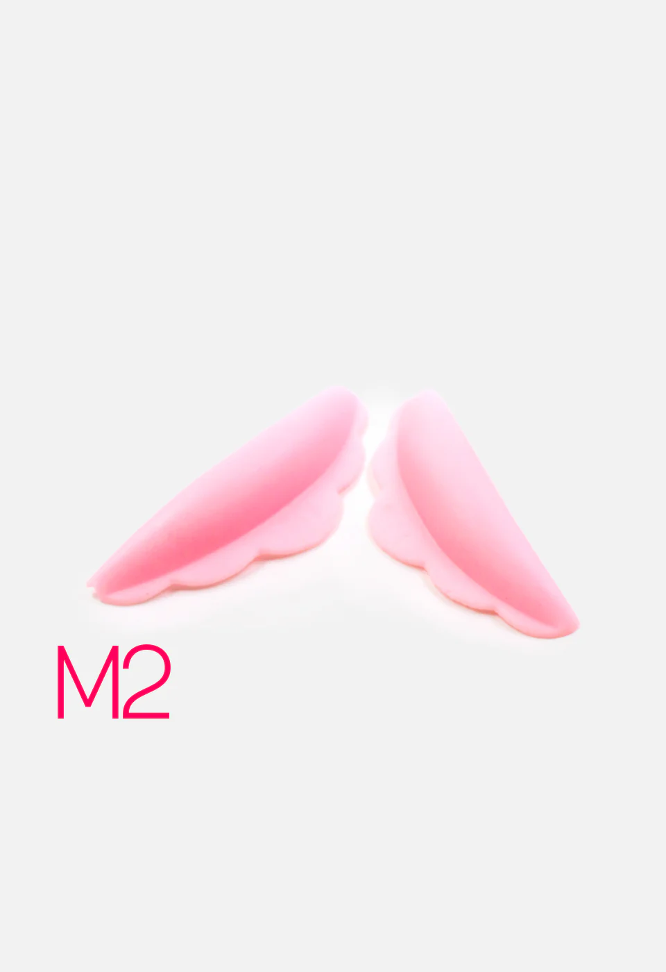 Bigodino in silicone per laminazione ciglia rosa 5 paia - Image 5