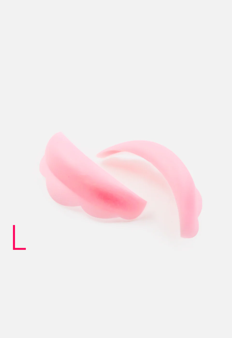 Bigodino in silicone per laminazione ciglia rosa 5 paia - Image 6