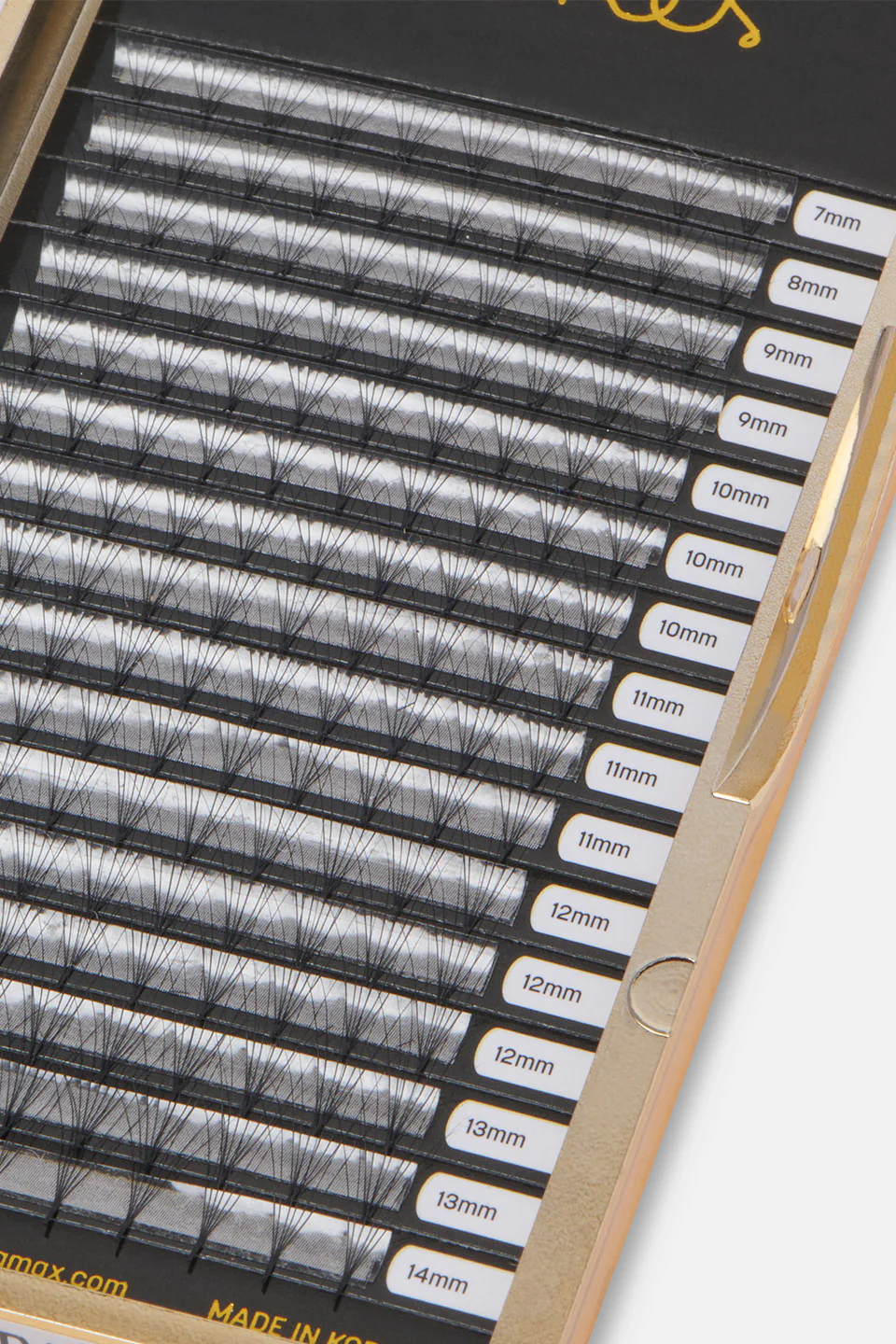 Ciglia finte a ciuffetti curva D spess. 0,05 lunghezza 7–14 mm 6D - Image 2