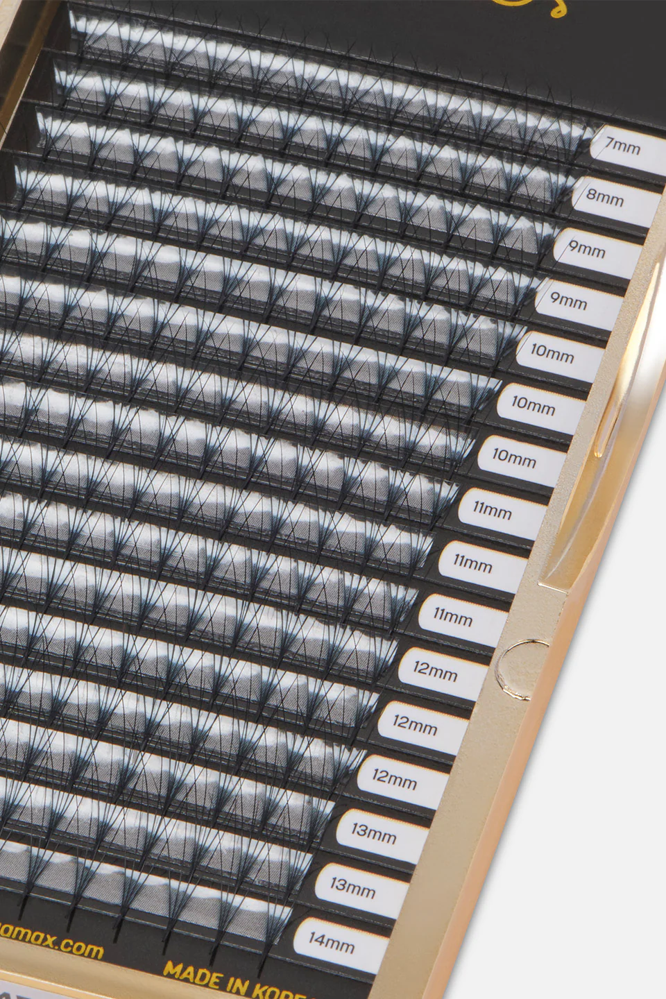 Ciglia finte a ciuffetti curva C spess. 0,07 lunghezza 7–14 mm 4D - Image 2