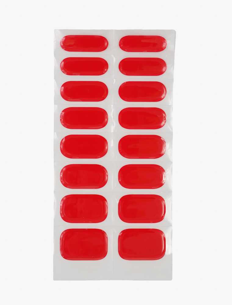 Gel nail stickers arancione - Image 2