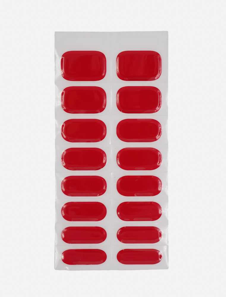 Gel nail stickers rosso - Image 2