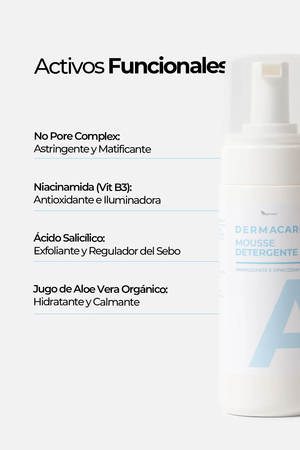 Mousse Detergente - Minimizzante e Opacizzante 150ml - Image 4