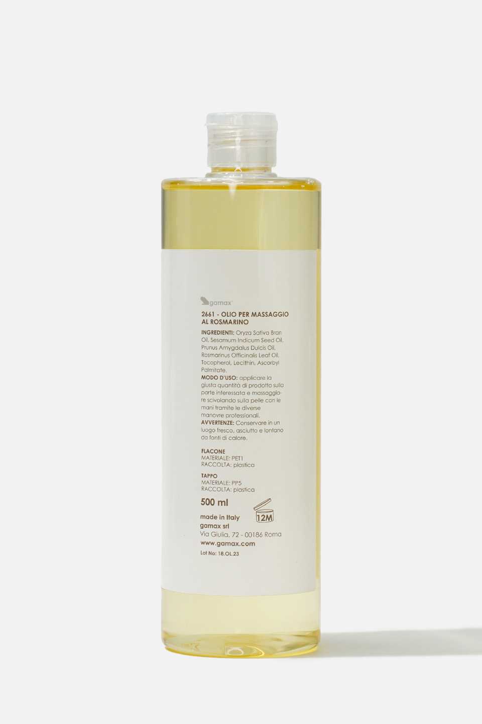Olio per massaggio al rosmarino 500 ml - Image 3