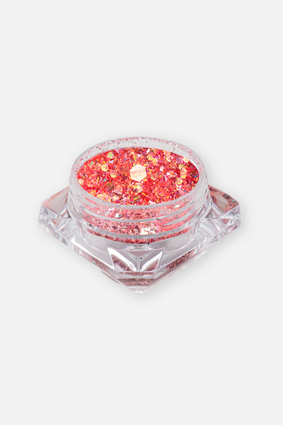 Paillettes unghie colore arancione - Image 3