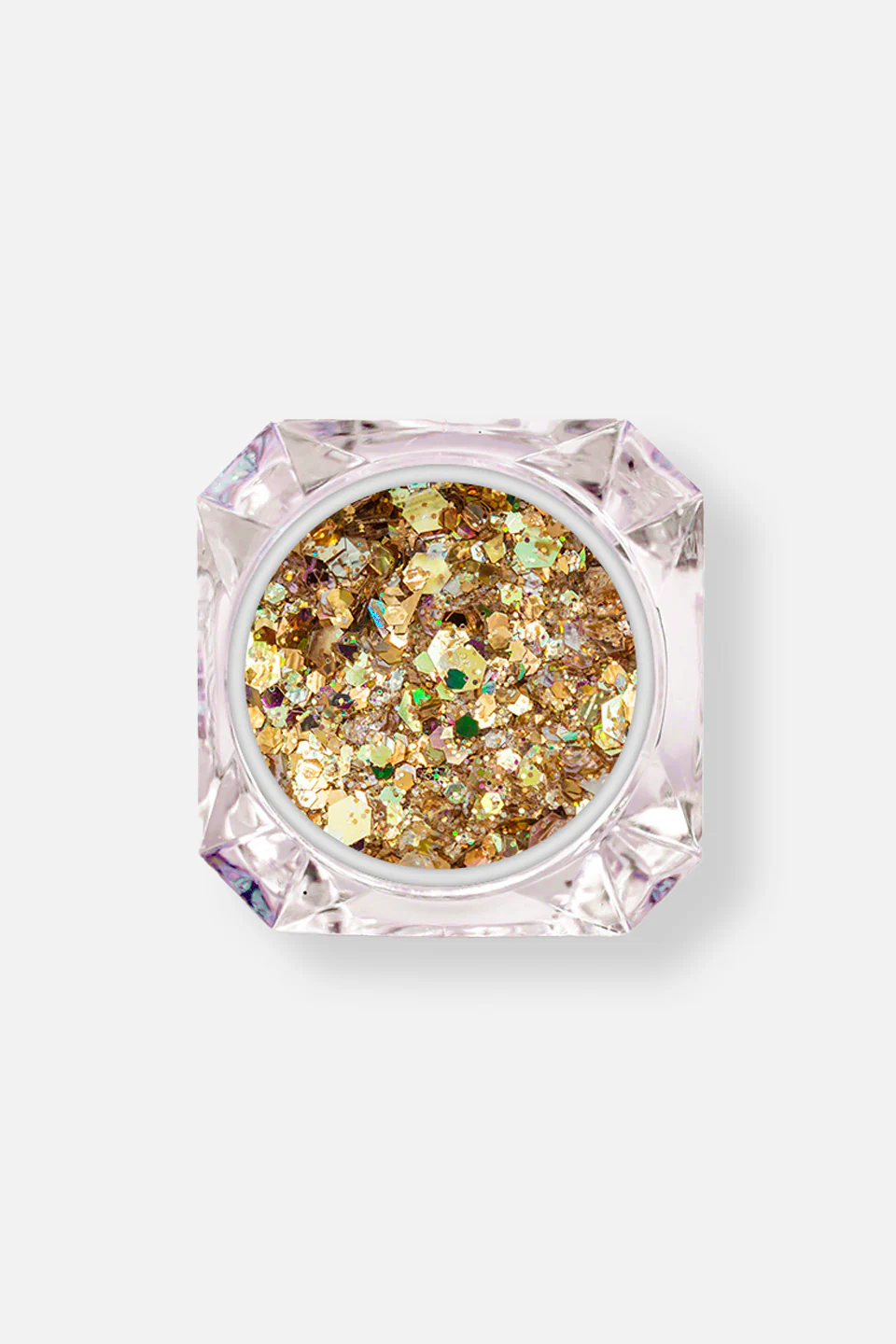 Paillettes unghie colore oro
