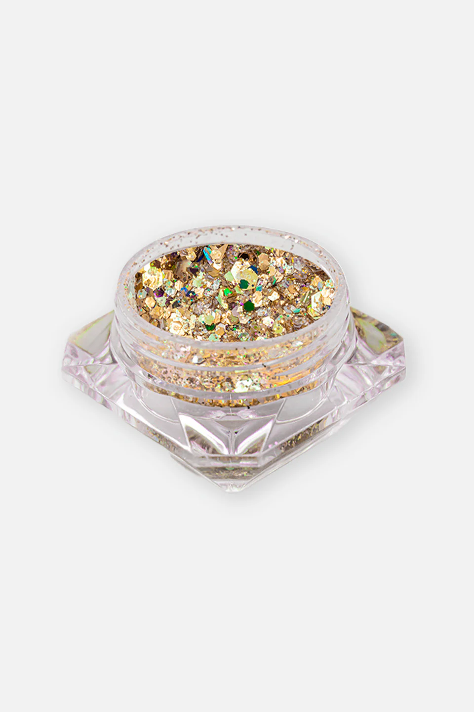 Paillettes unghie colore oro - Image 3