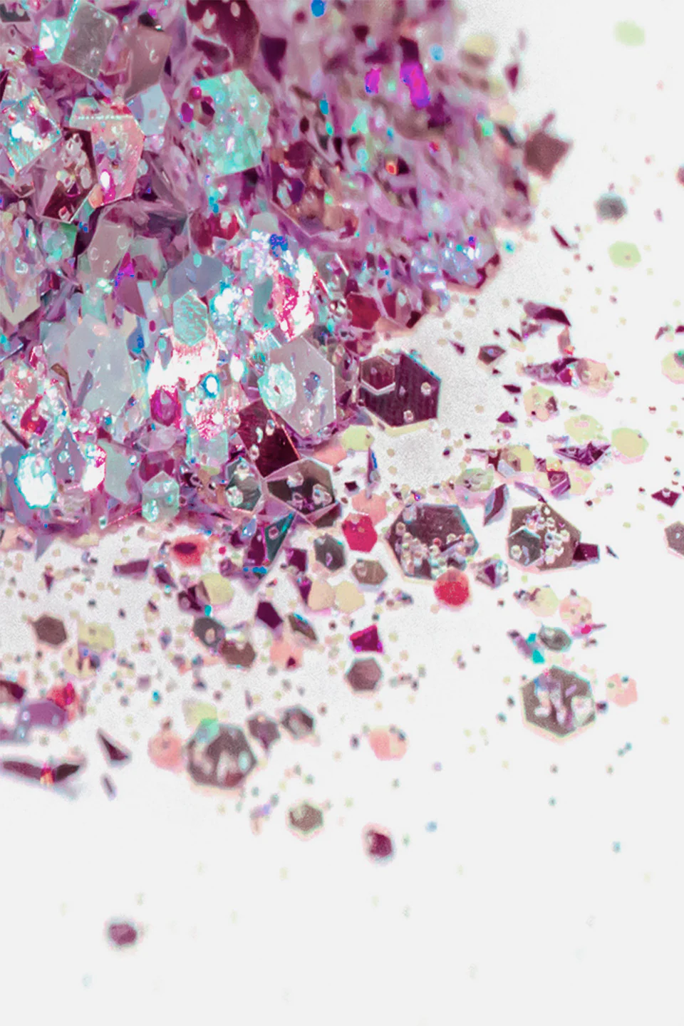 Paillettes unghie colore rosa - Image 2