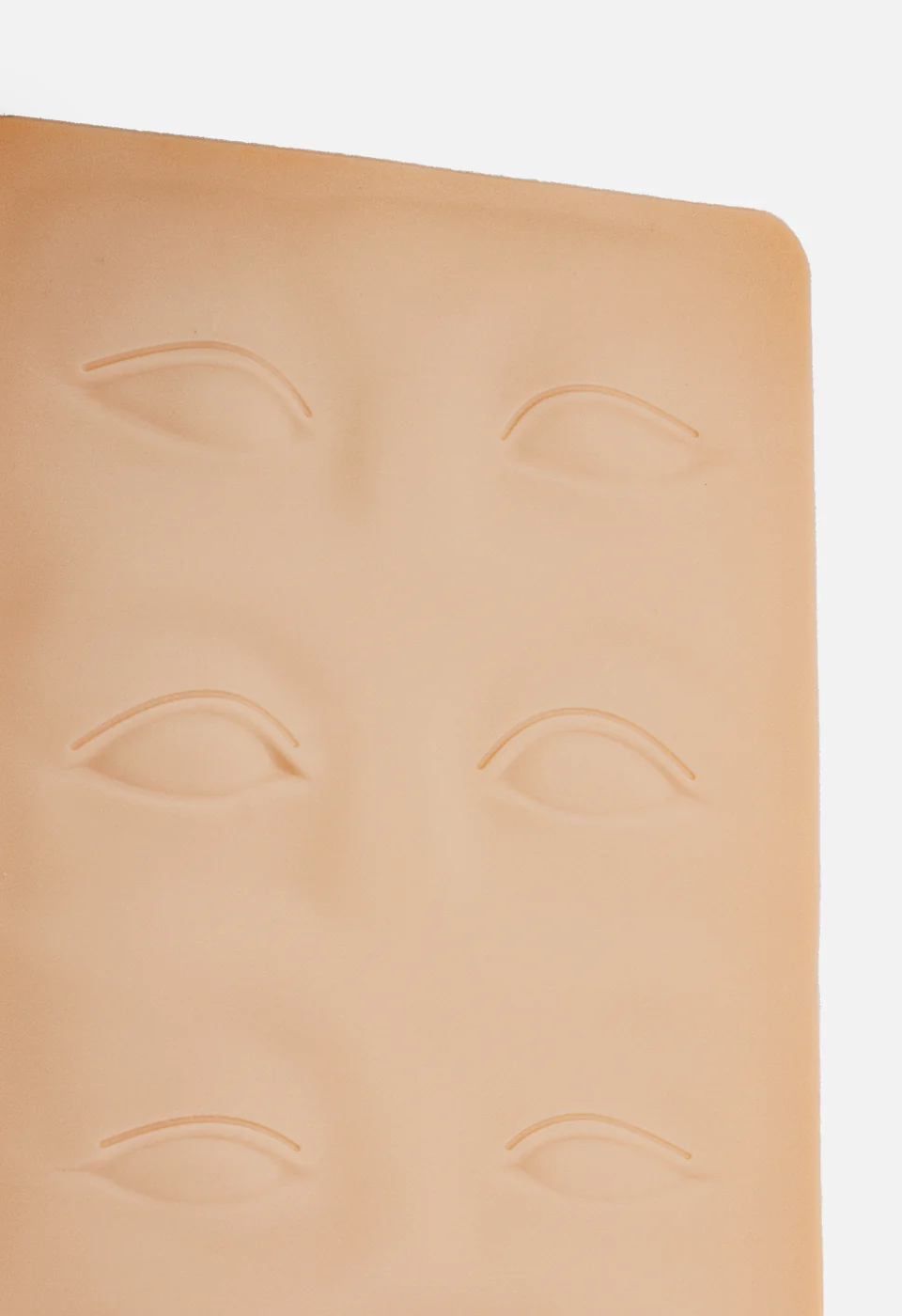 Pelle sintetica per esercitazione microblading con labbra e occhi - Image 2