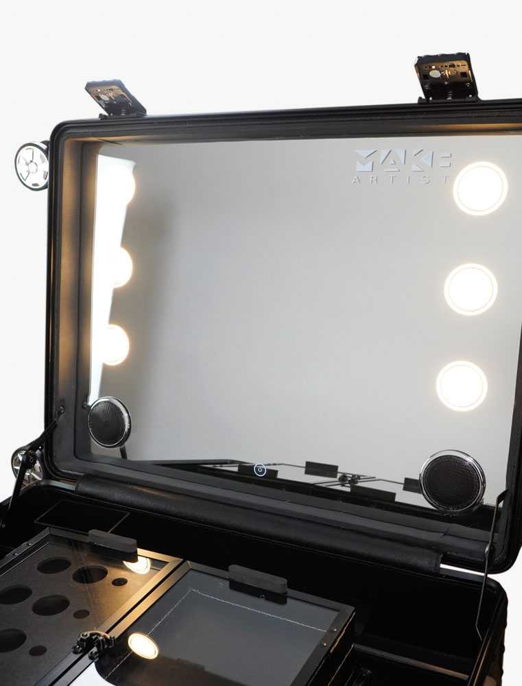 Postazione trucco con luci e specchio portatile - MAKE ARTIST - Image 2