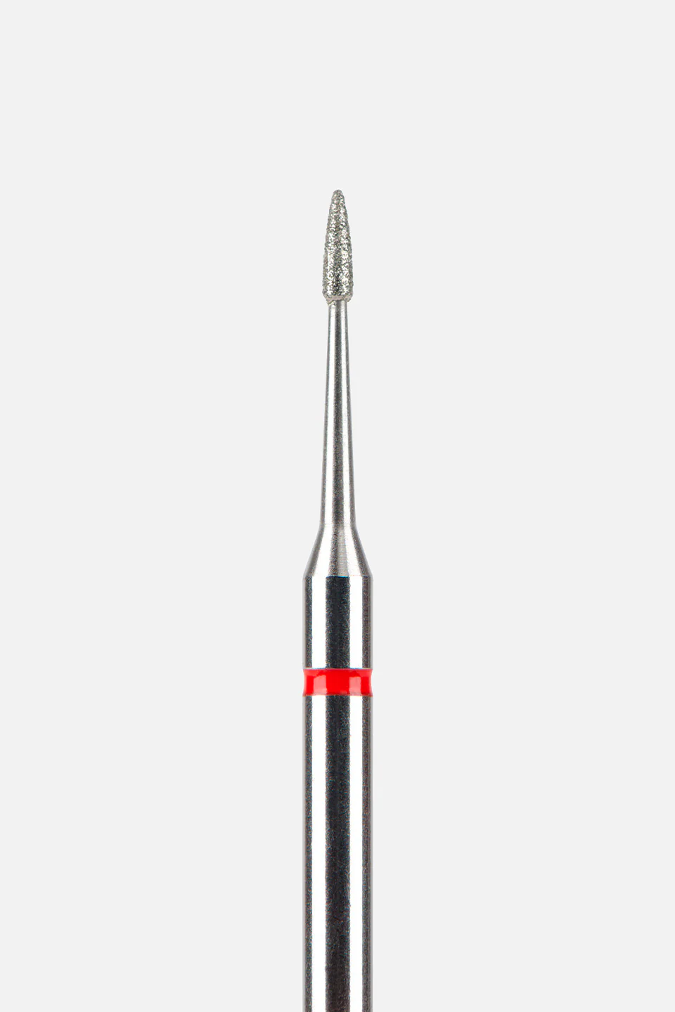 Punta fresa unghie in diamante "fiamma allungata" grana fina, 1 mm - Image 2