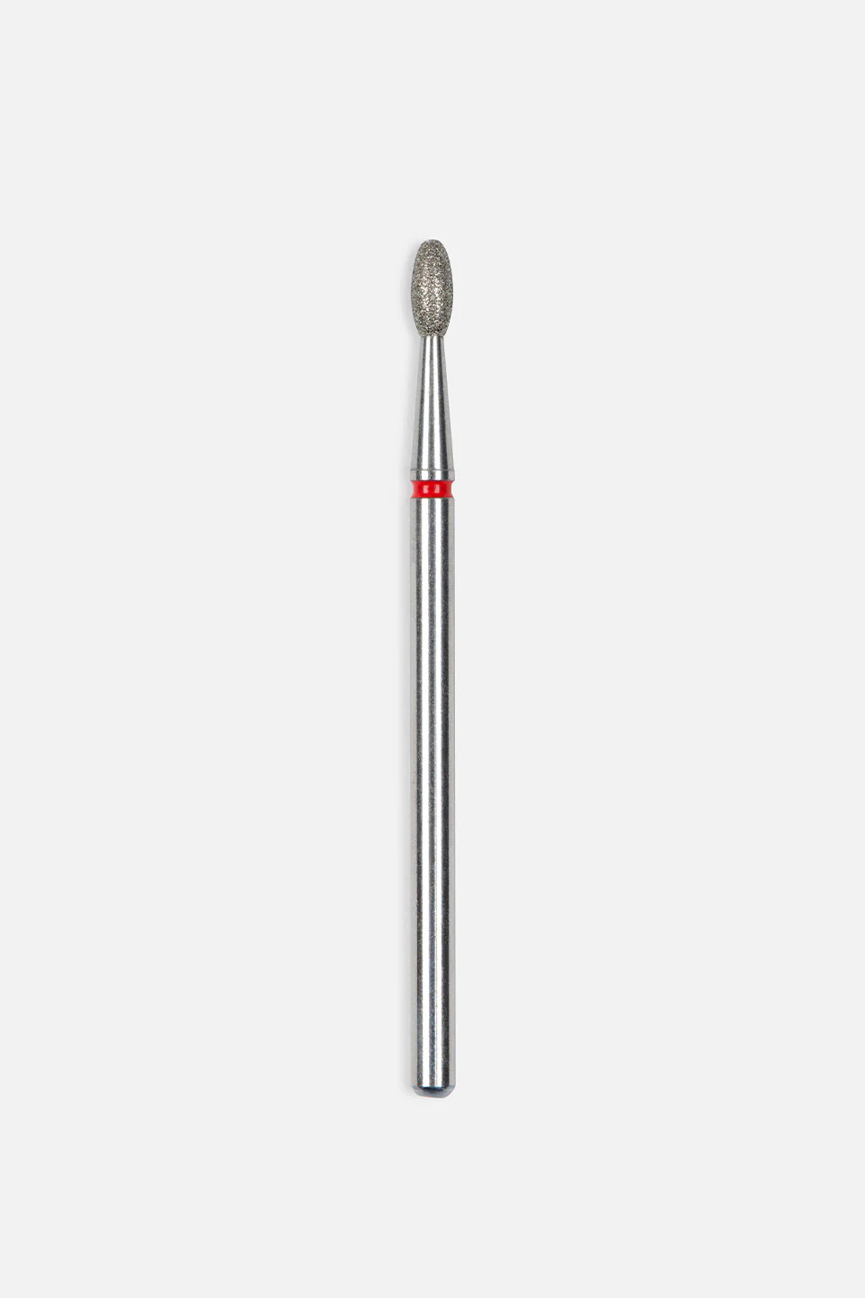 Punta fresa unghie in diamante "fiamma arrotondata" grana fina, 2,3 mm