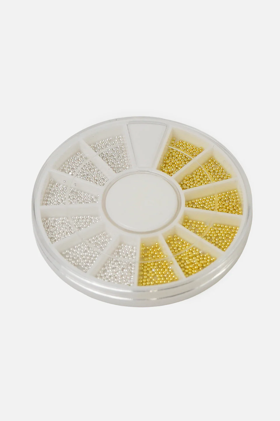 Ruota perline nail art oro e argento - Image 3