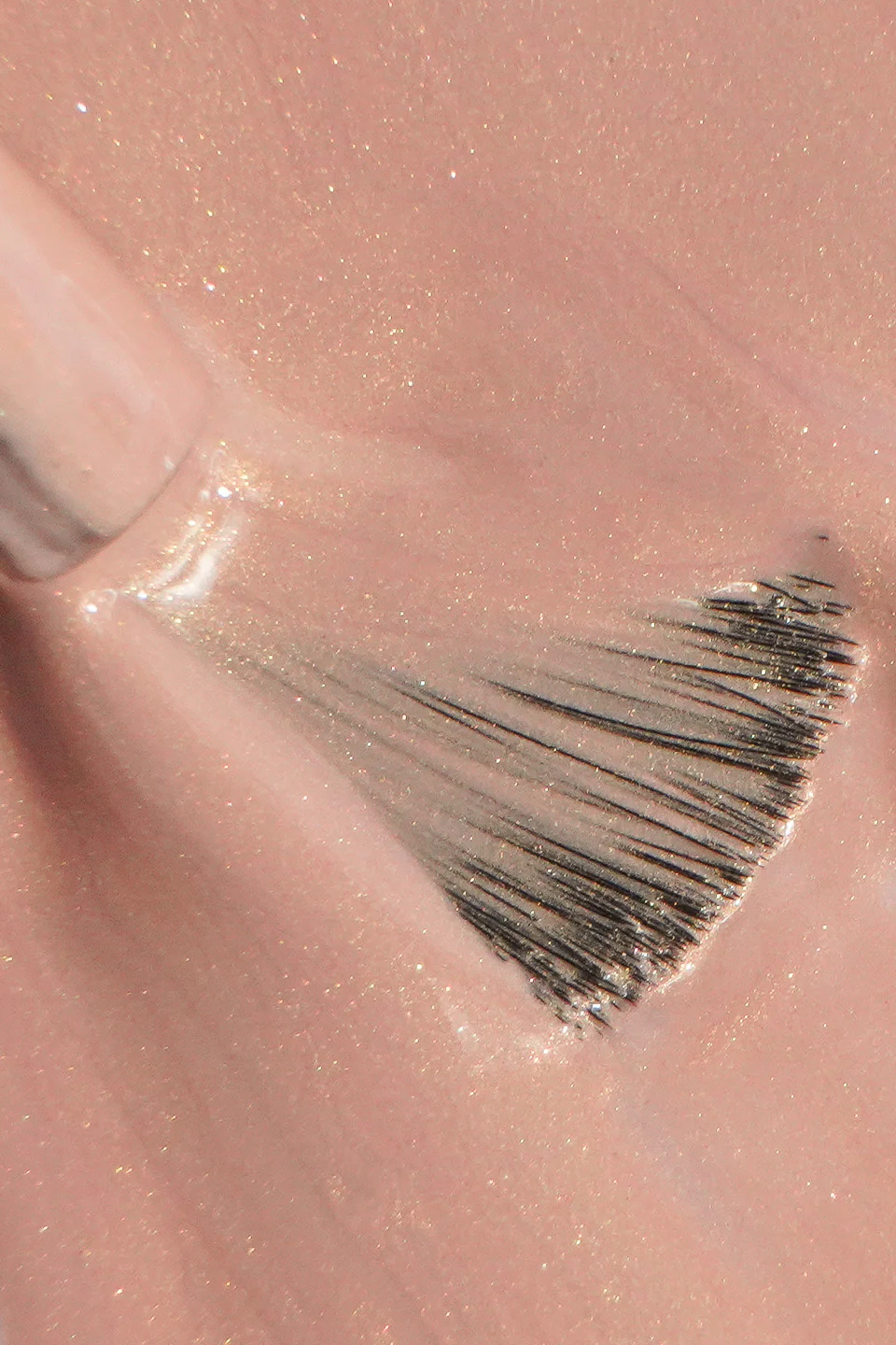 Smalto semipermanente salmone chiaro glitter Merak 15 ml - Image 2