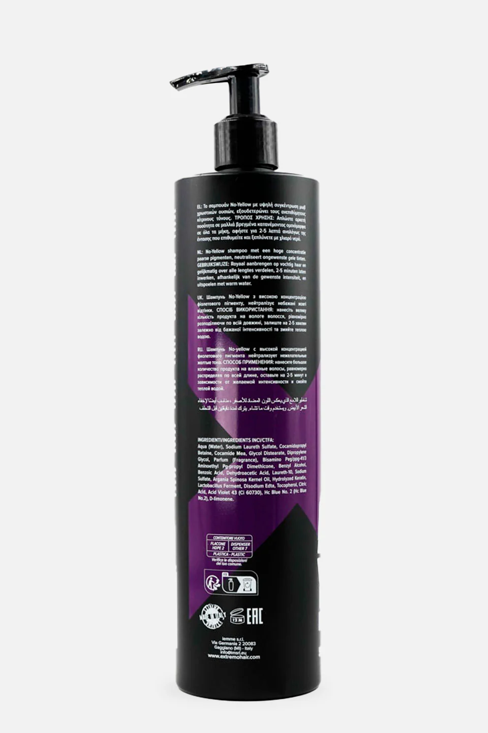 Shampoo antigiallo 500 ml - Image 3