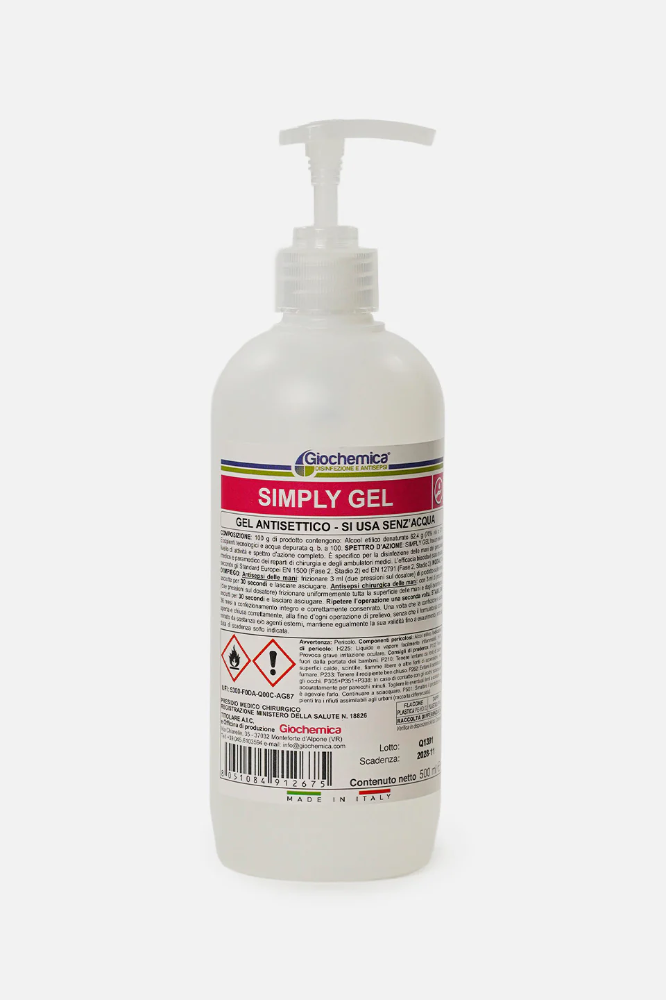 Gel antisettico Simply Gel 500 ml - Image 3