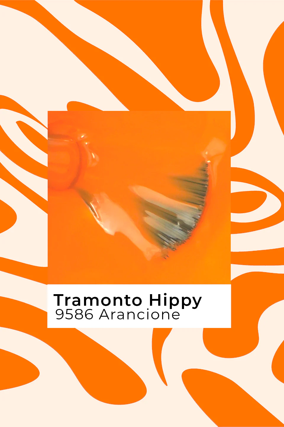 Smalto semipermanente arancione Tramonto Hippy 15 ml - Image 3