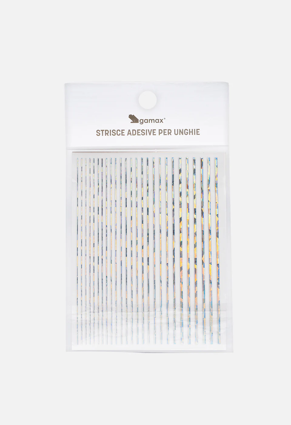 Strisce adesive unghie Argento Brillante - Image 2